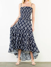 Thml - PRINT TOP WITH TIE FRONT