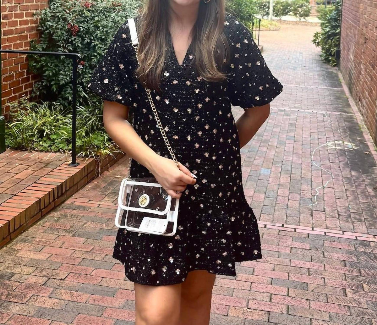 Thml - Puff Sleeve Sequin Dress
