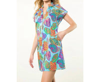 Thml - Sabrina Dress - blue - clothing - cotton
