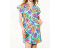 Thml - Sabrina Dress - blue - clothing - cotton