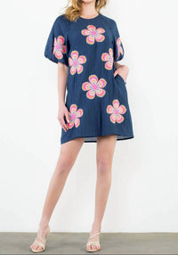 Thml - Sasha Flower Embroidered Dress