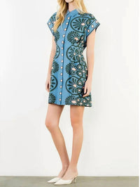 Thml - Short Sleeve Distinctive Pattern Dress