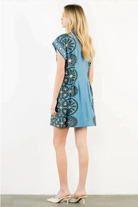 Thml - Short Sleeve Distinctive Pattern Dress