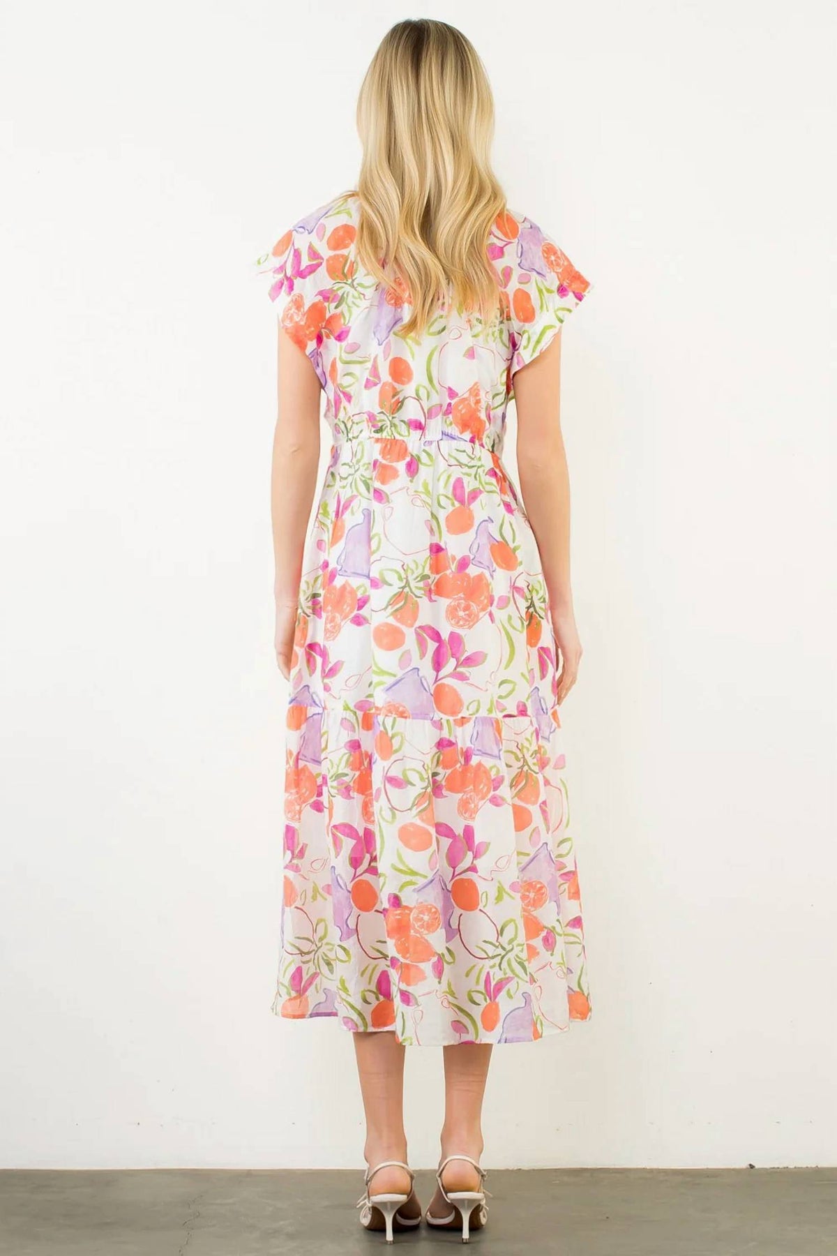 Thml - Short Sleeve Floral Patterned Dress