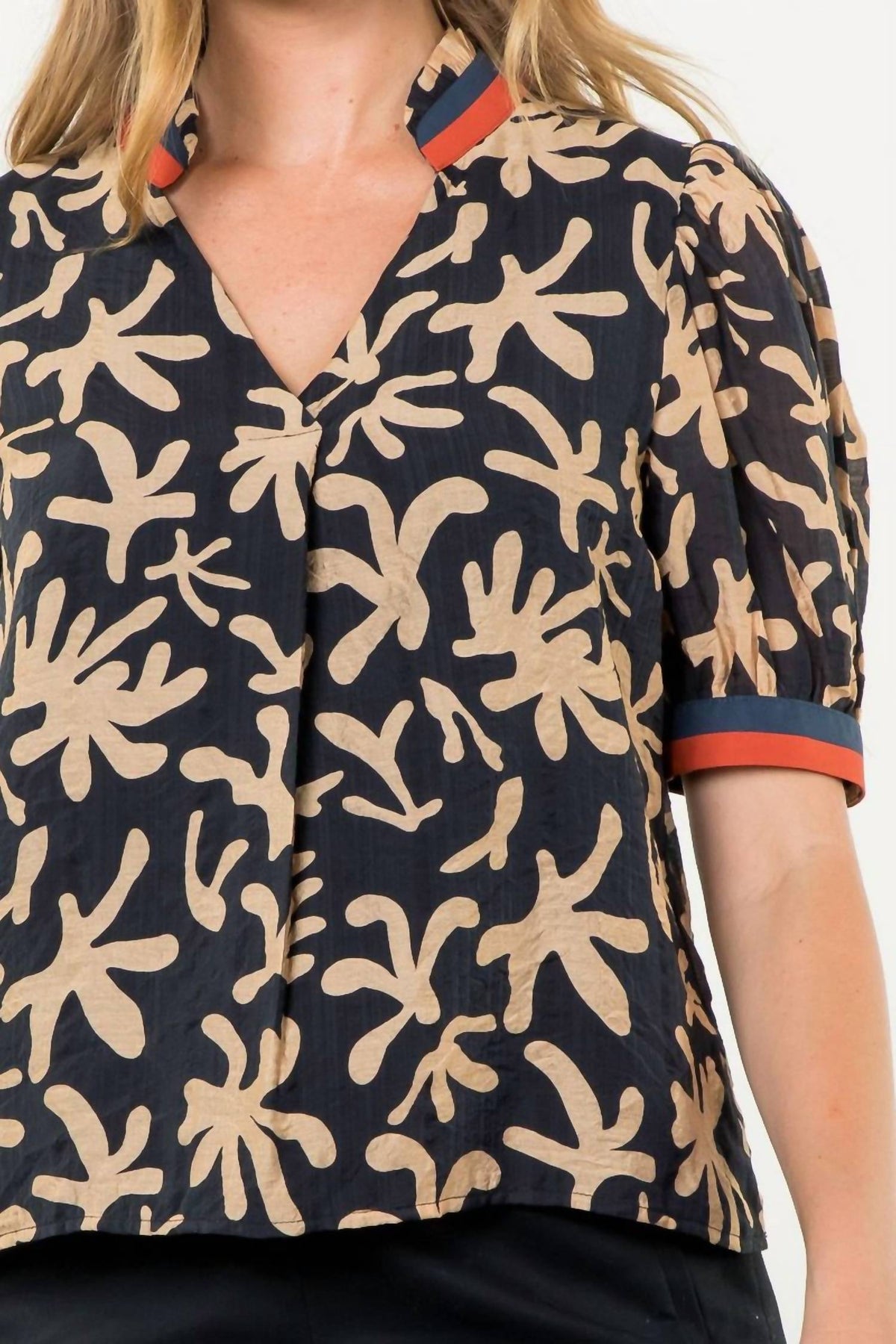 Thml - Short Sleeve Print Top