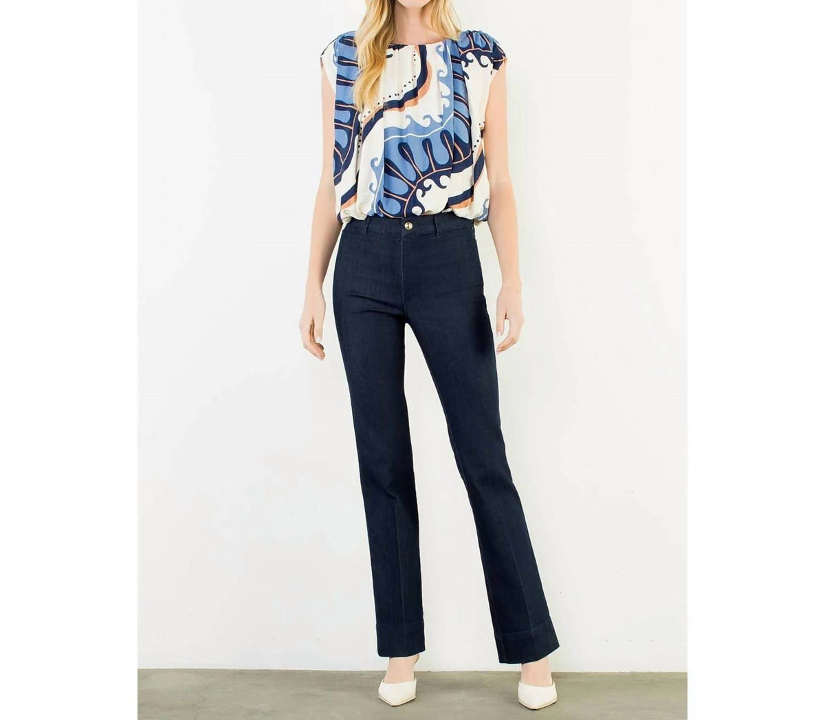 Thml - Sleeveless Abstract Top