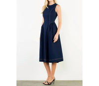 Thml - Sleeveless Denim Midi Dress