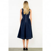 Thml - Sleeveless Denim Midi Dress