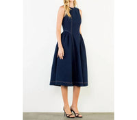 Thml - Sleeveless Denim Midi Dress