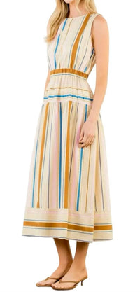 Thml - Sleeveless Stripe Midi Dress