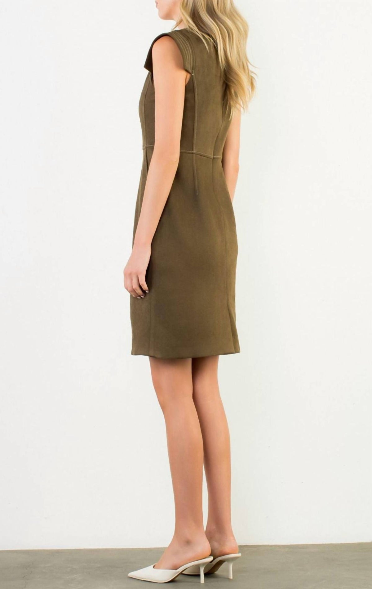 Thml - Sleeveless Suede Dress