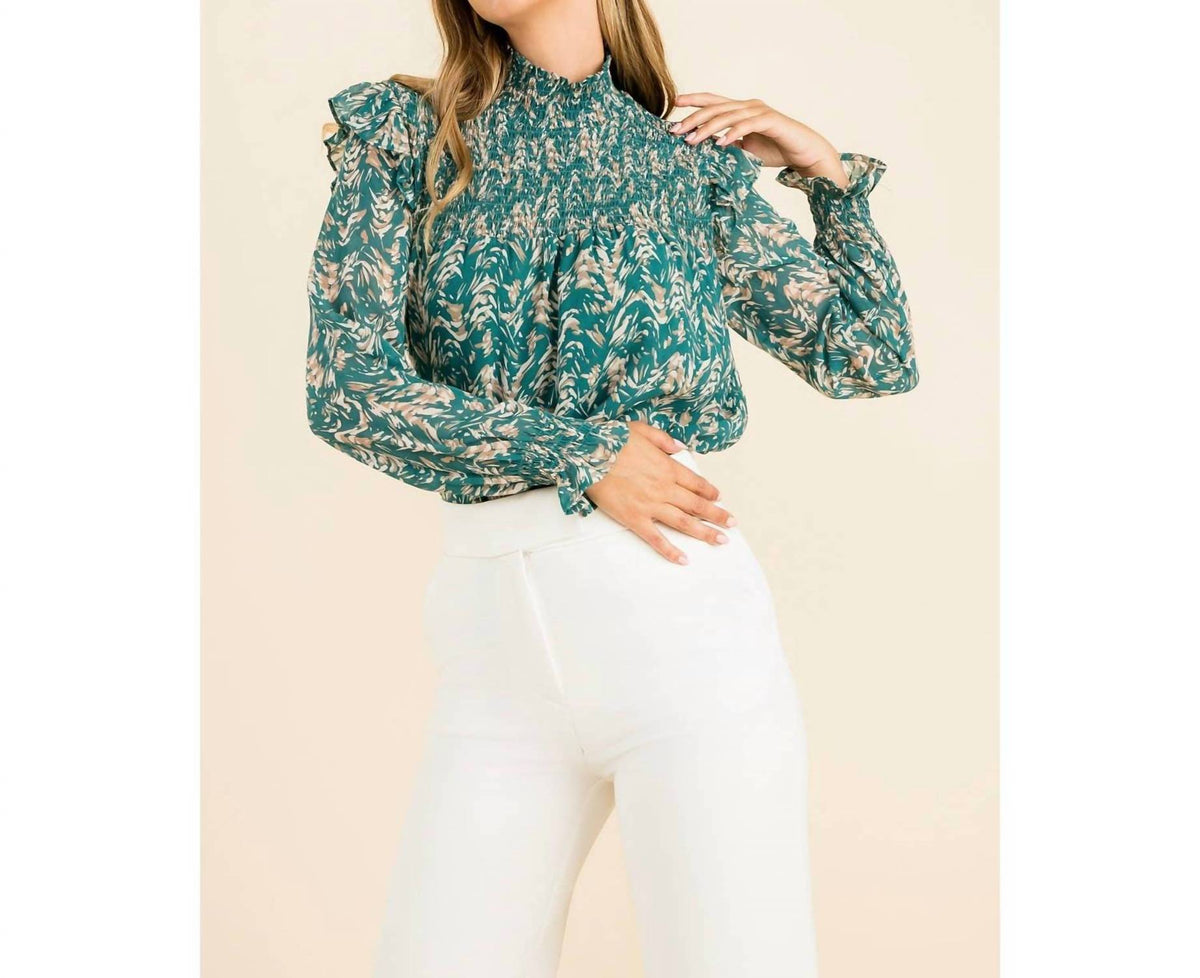 Thml - Smocked Print Blouse