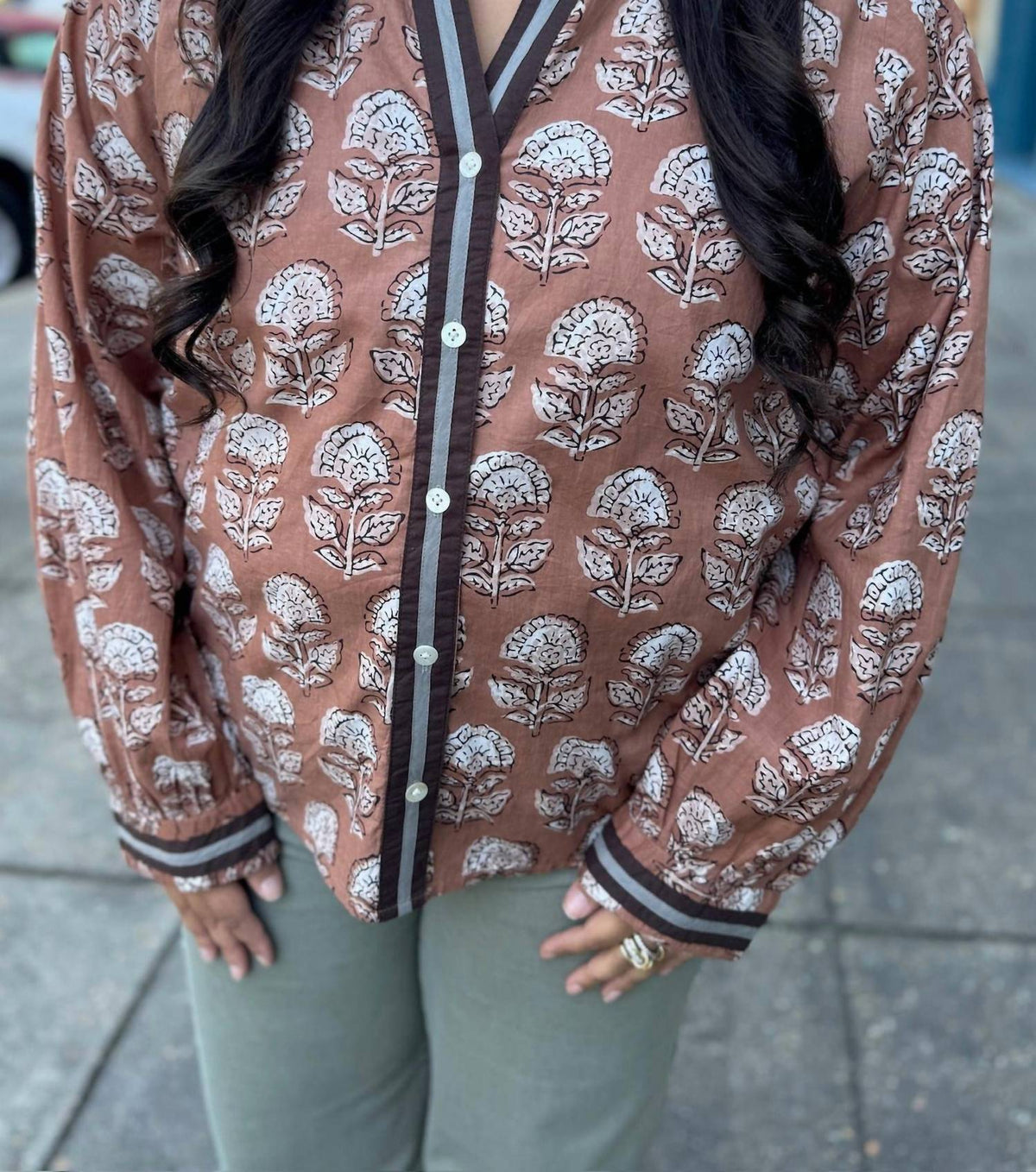 Thml - Smooth It Over Floral Top