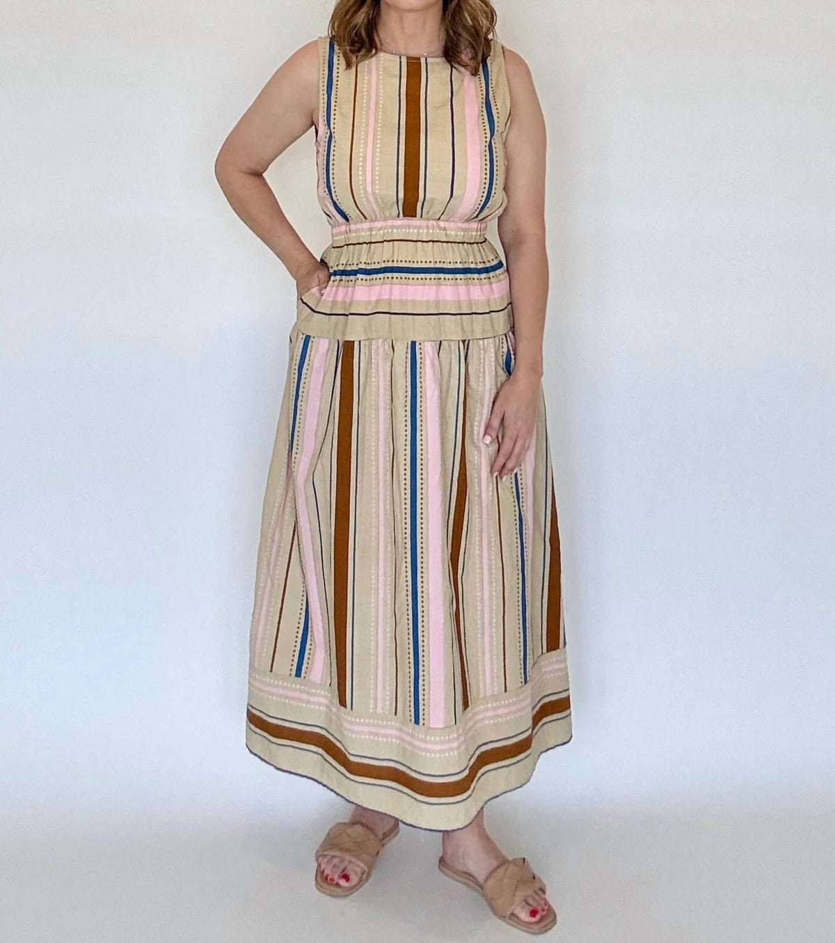 Thml - Stripe Midi Dress