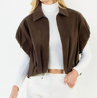 Thml - Suede Cropped Jacket