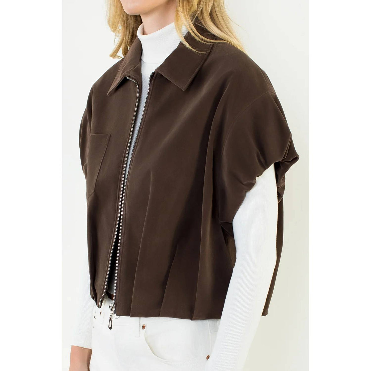 Thml - Suede Cropped Jacket