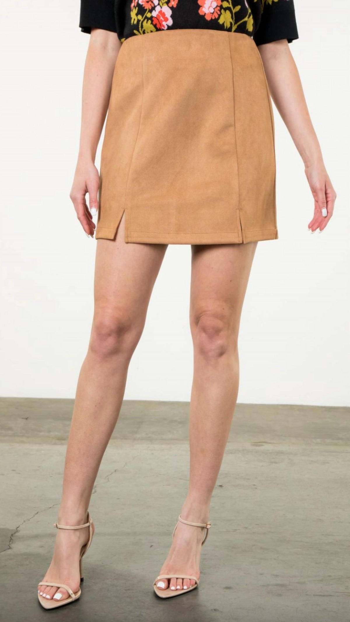 Thml - Suede Mini Skirt