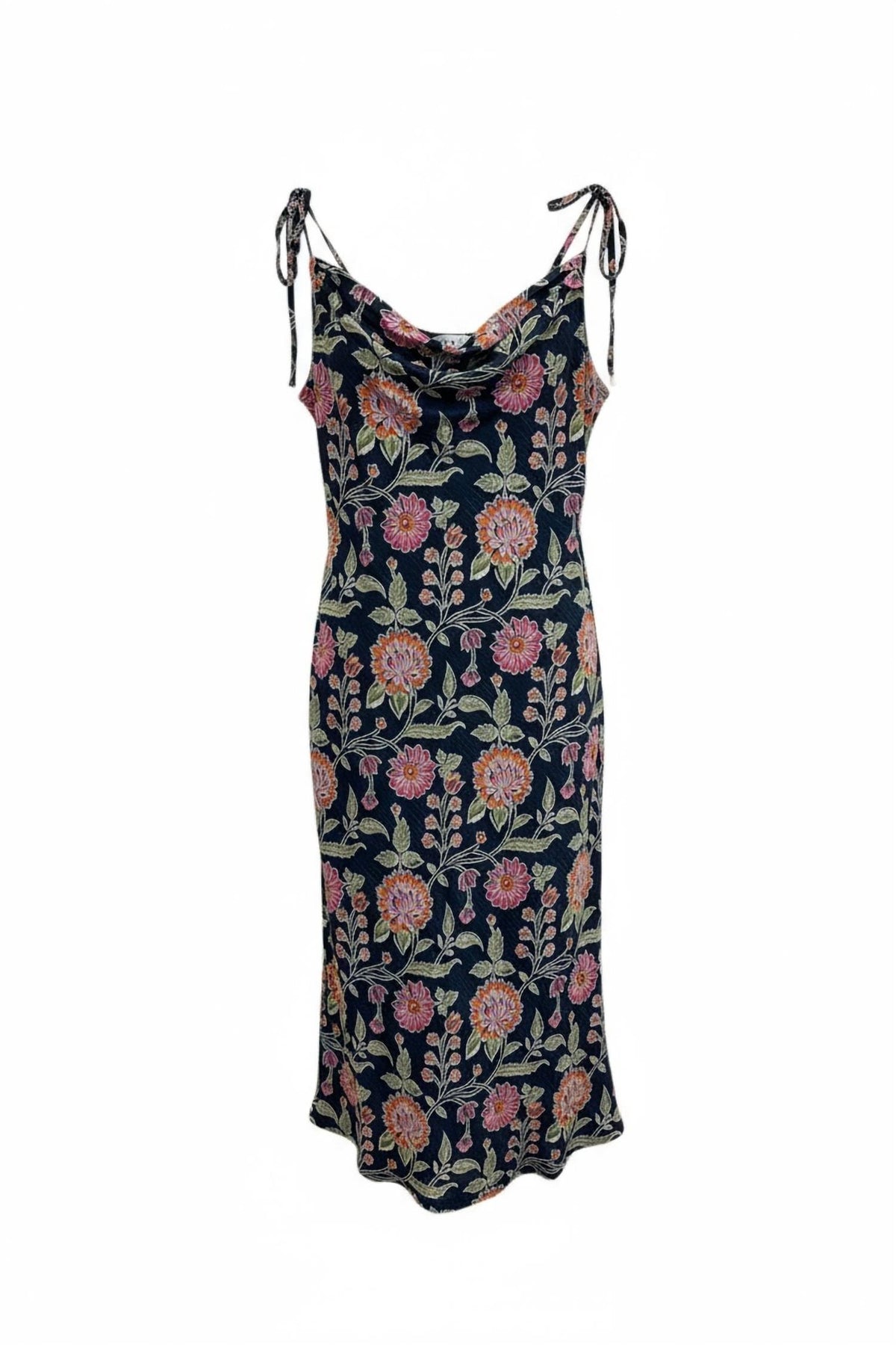 Thml - Tie Strap Print Slip Dress