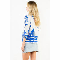 Thml - Tropical Leaf Print Top