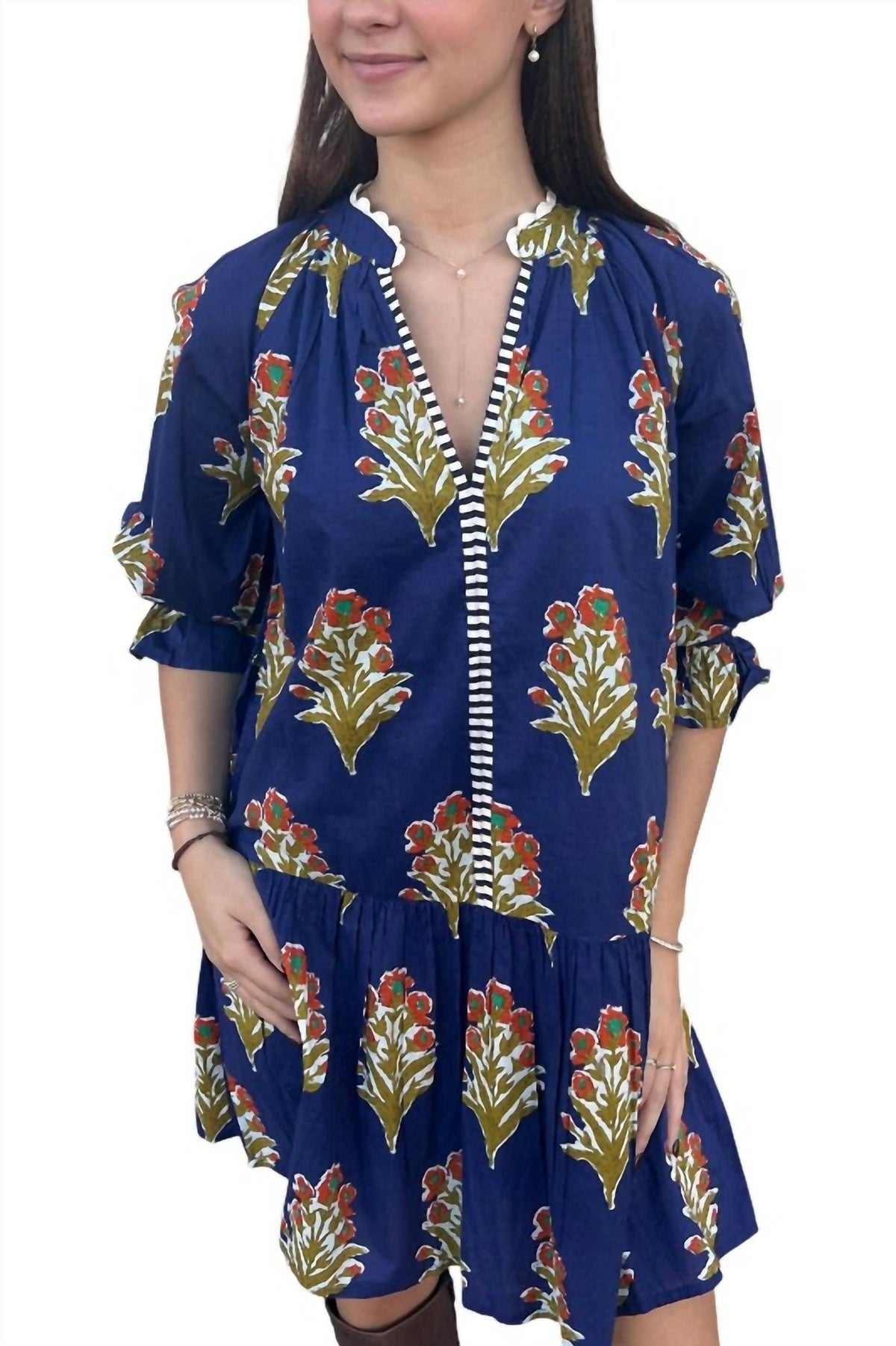 Thml - True Floral V-neck Dress