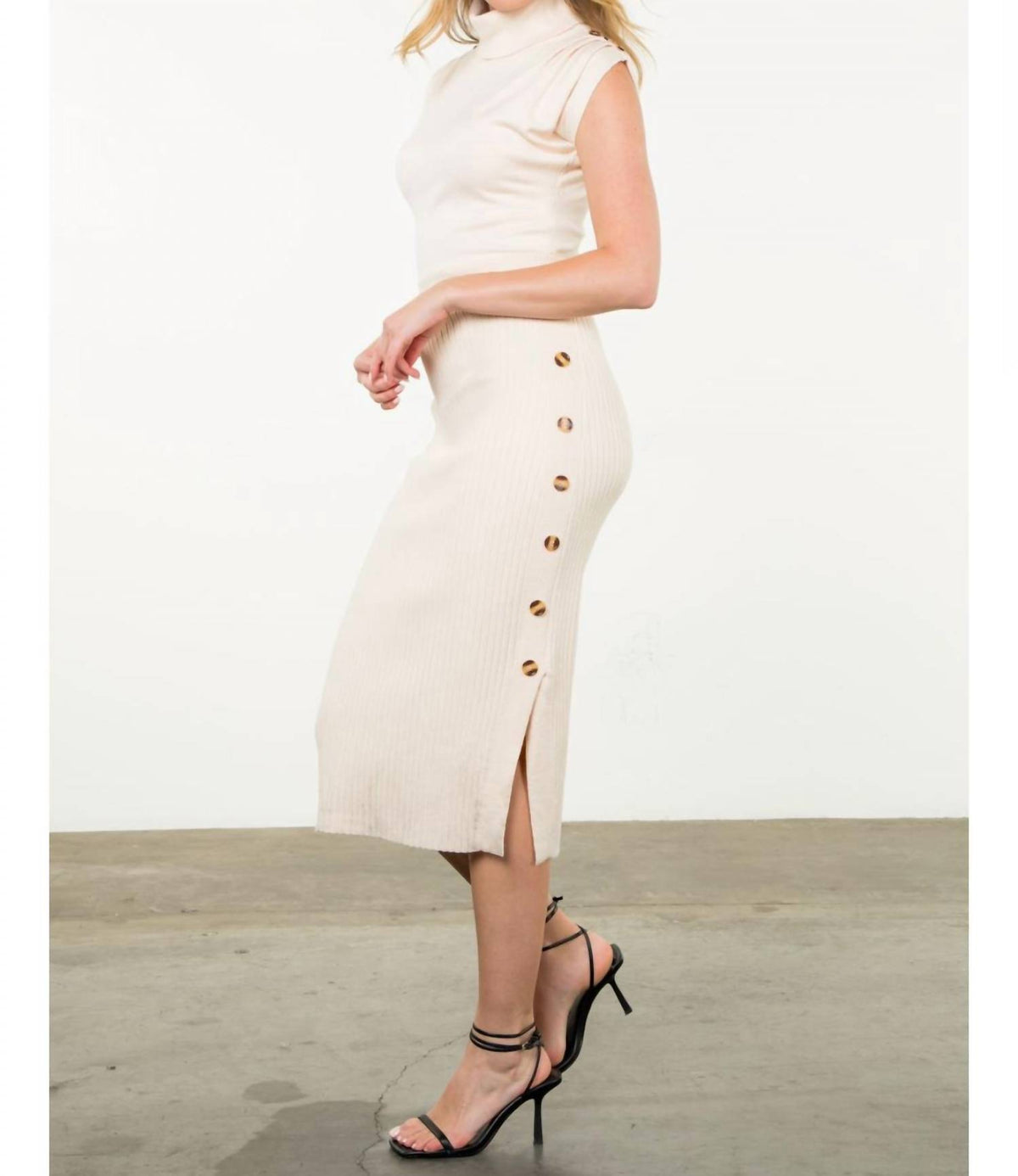 Thml - Turtleneck Midi Dress