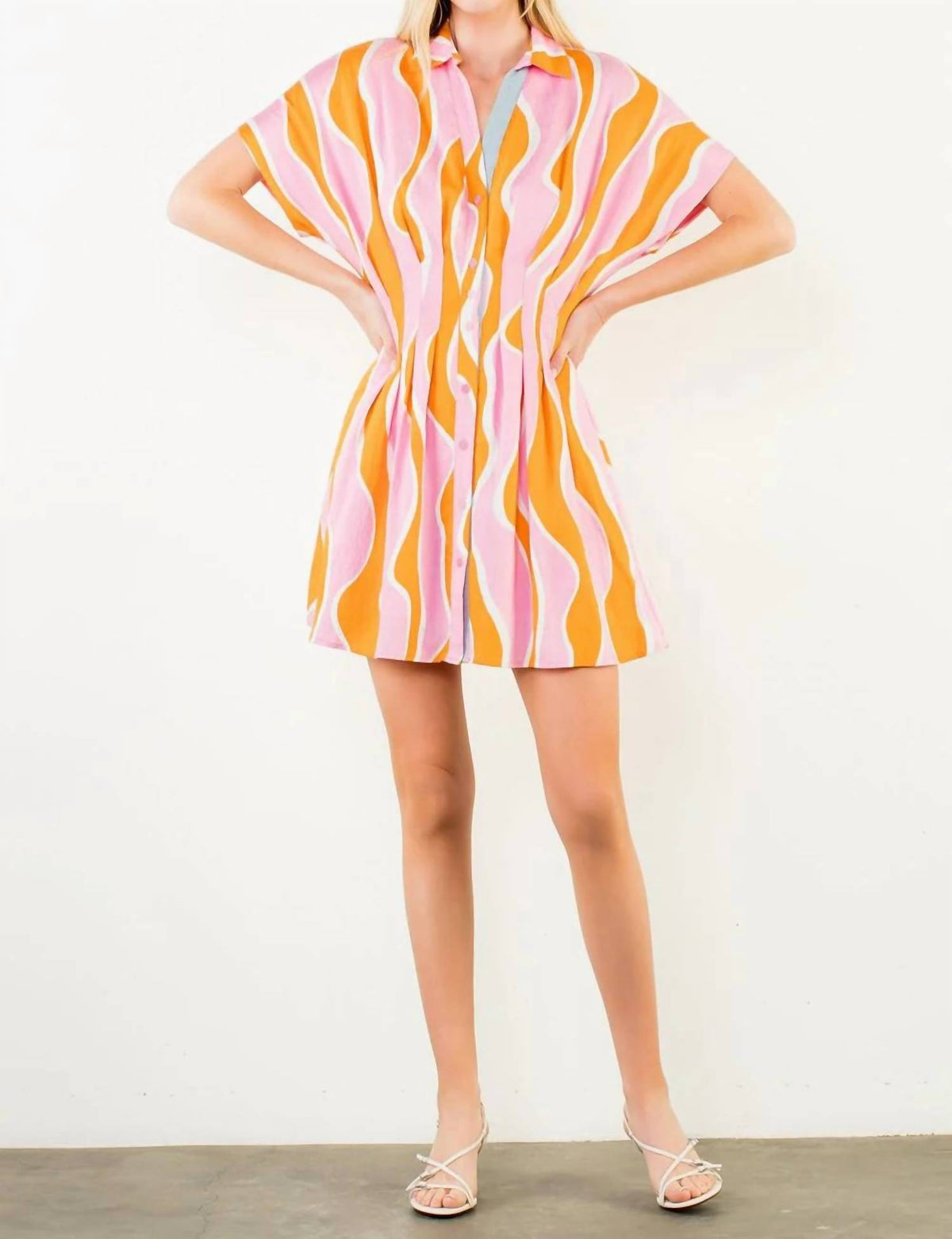 Thml - Wavy Striped Pattern Dress