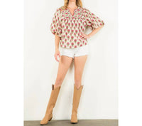 Thml - Willow Blouse - blouses - clothing - cotton