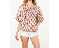 Thml - Willow Blouse - blouses - clothing - cotton