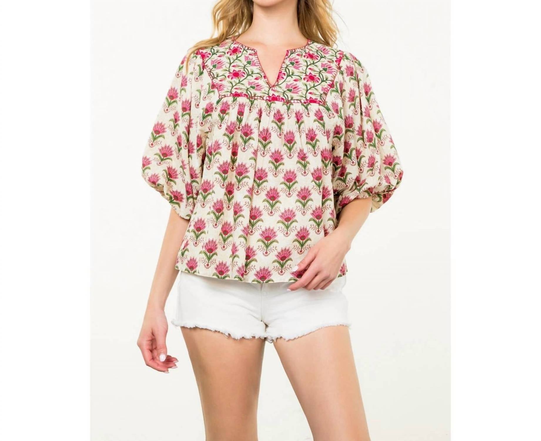 Thml - Willow Blouse - blouses - clothing - cotton