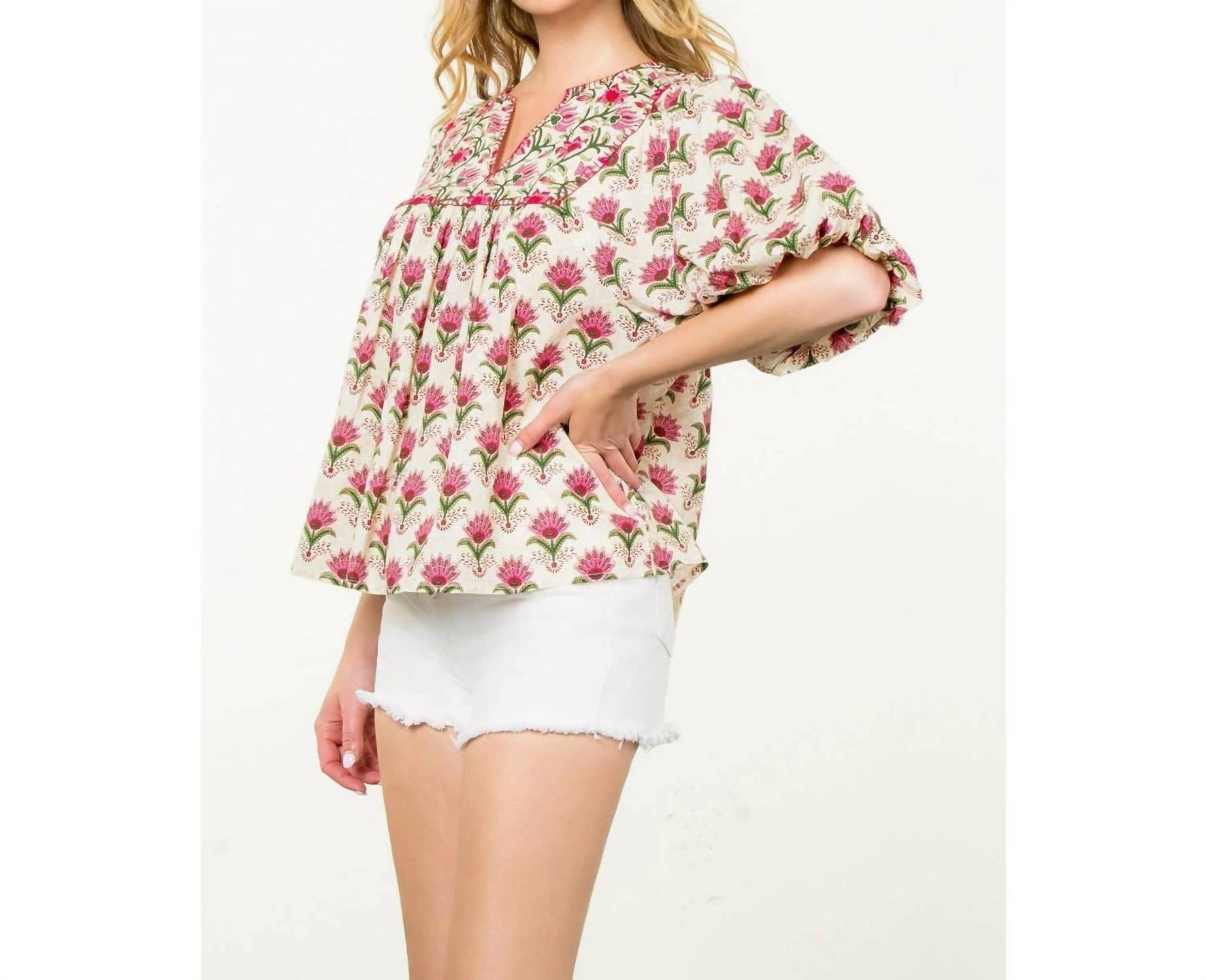 Thml - Willow Blouse - blouses - clothing - cotton