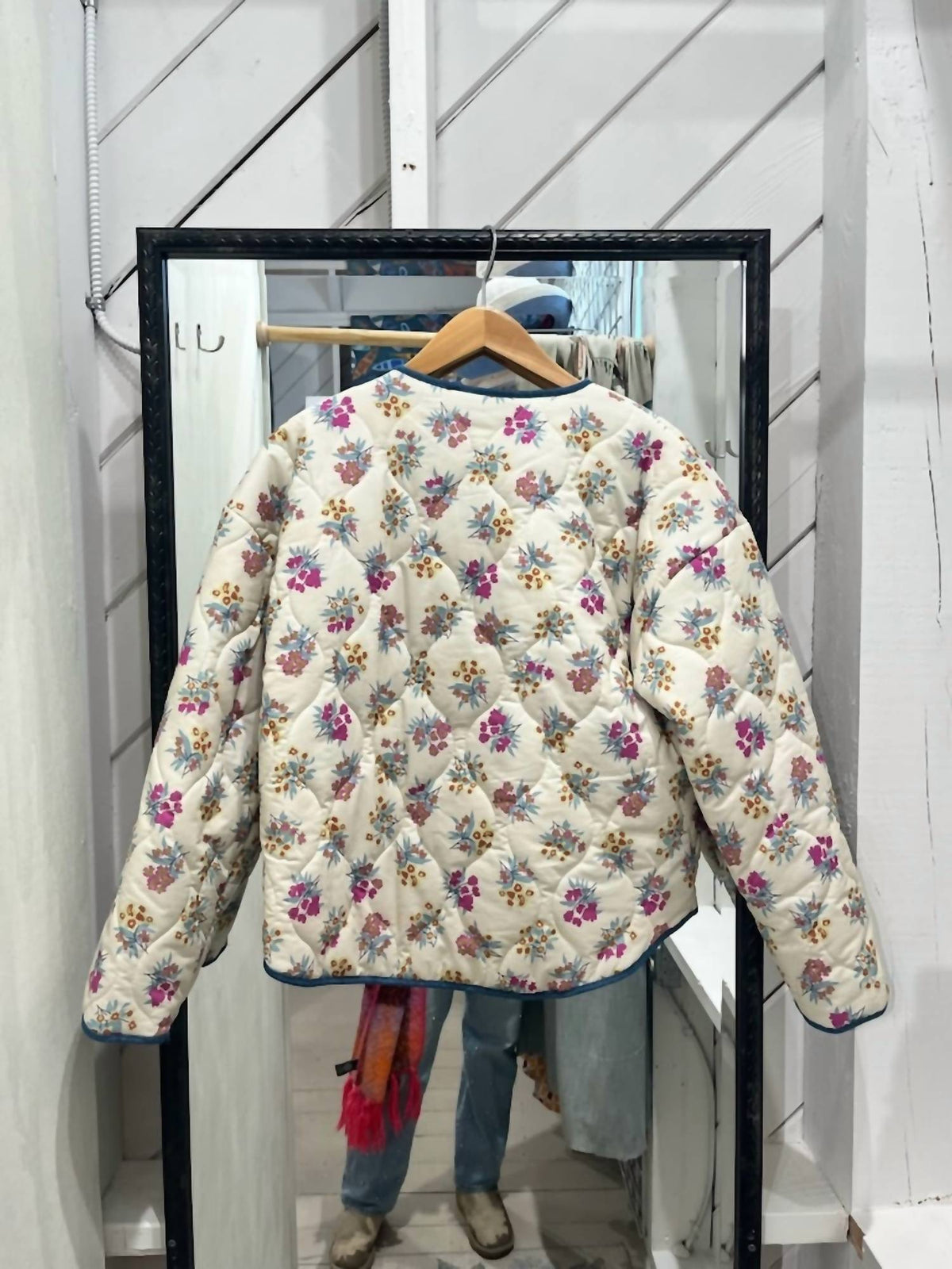 Thml - Women's Floral Pattern Quilted Jacket