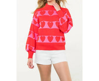 Thml - Women's Heart Knit Sweater
