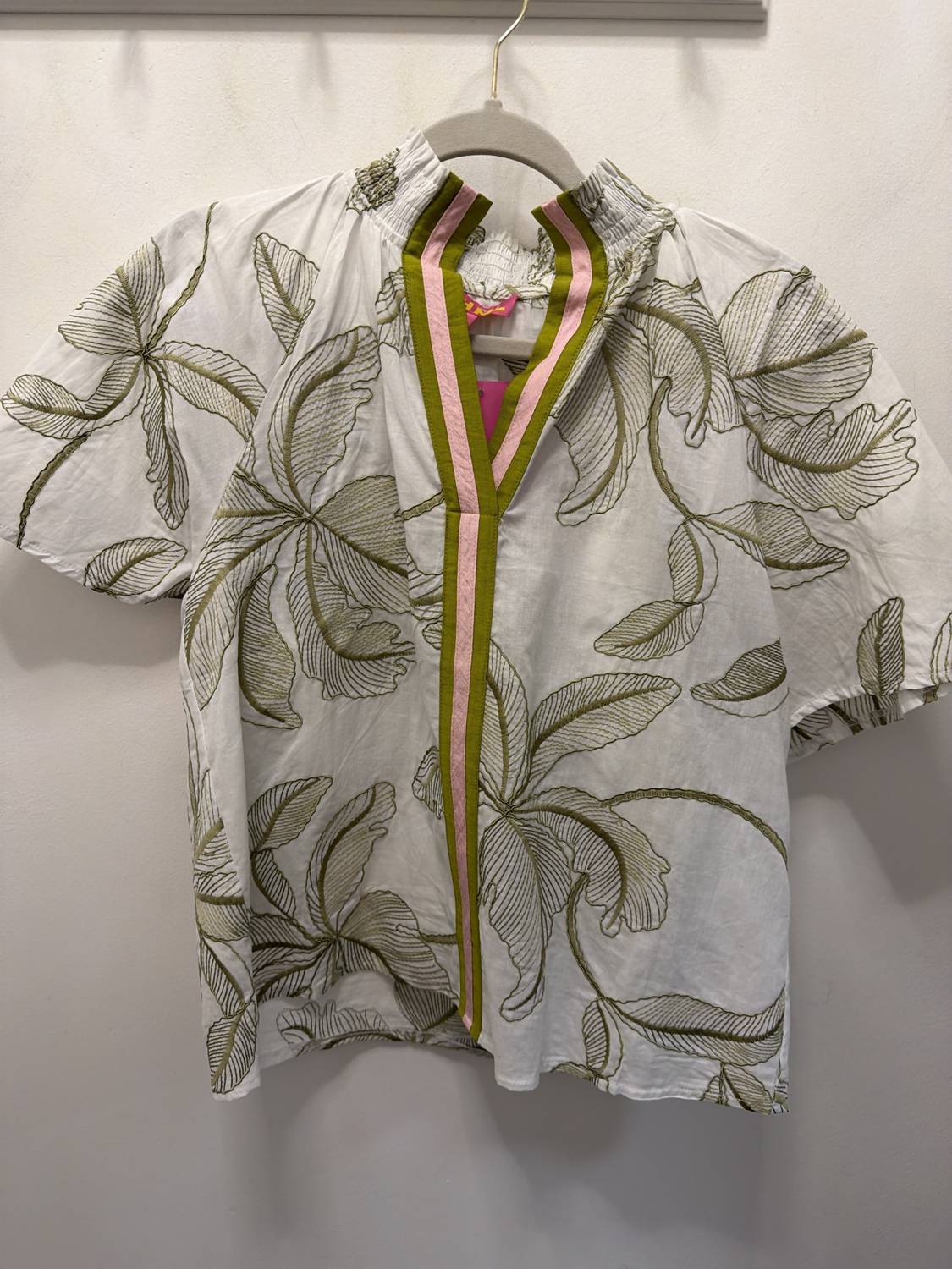 Thml - Women's Leaf Fluttered Top