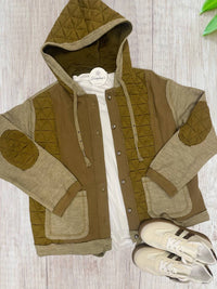 Thomas & Co - Quilted Hooded Shacket