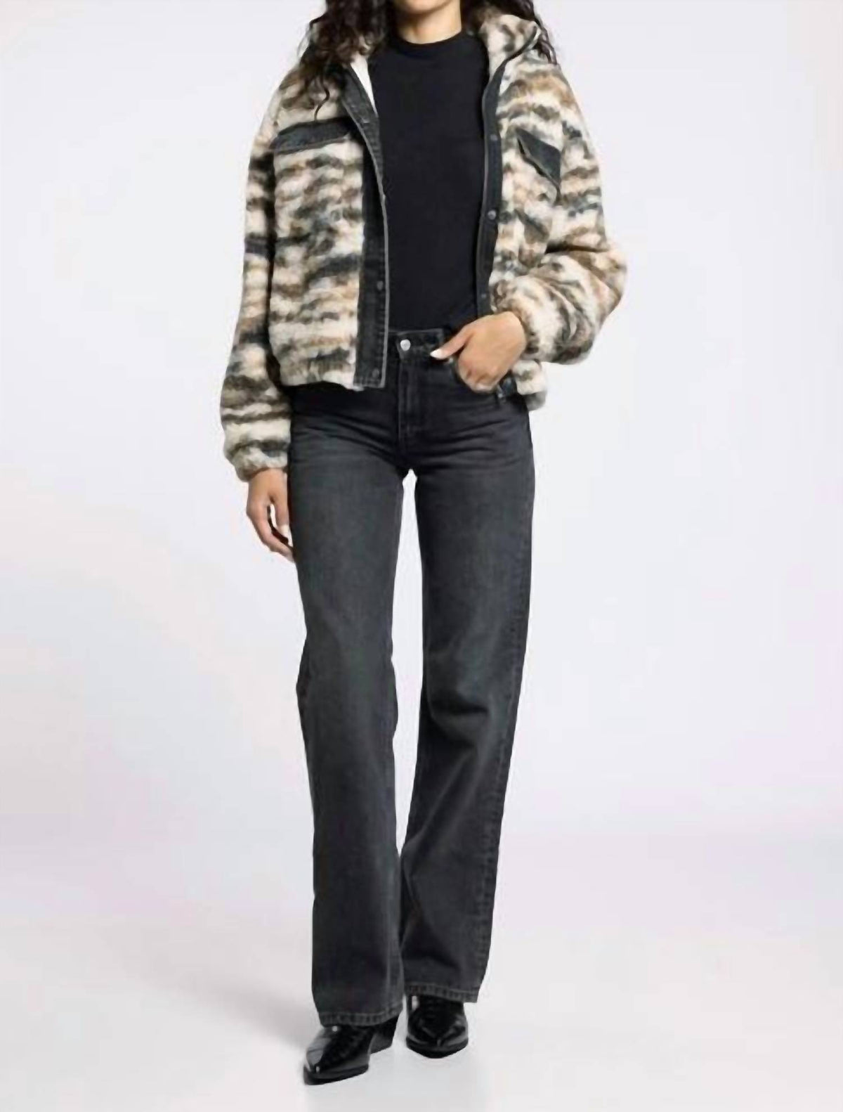 Thread & Supply - Leona Fluffy Faux-shearling Jacket