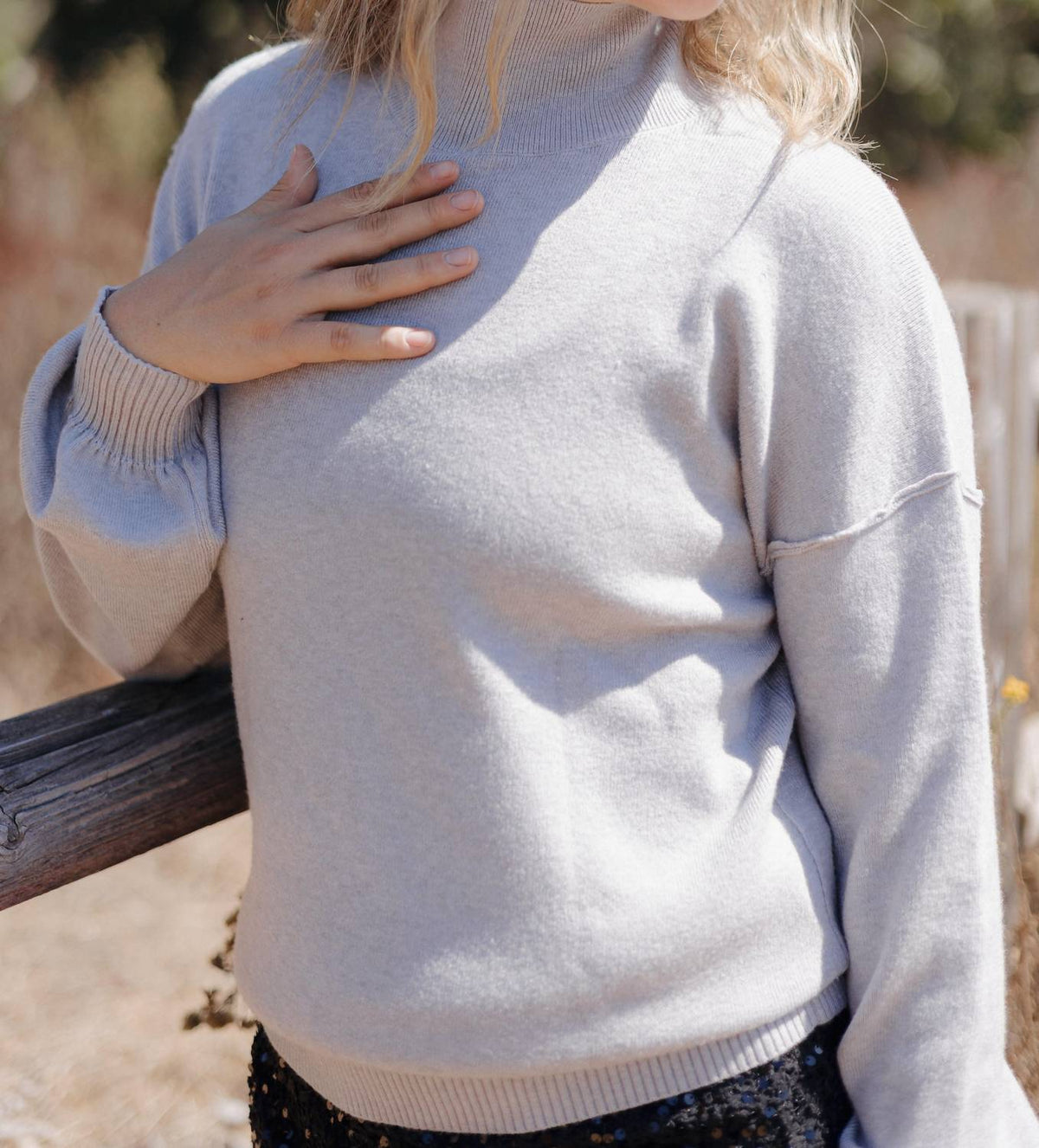 Threaded Pear - Brielle Turtle Neck Sweater