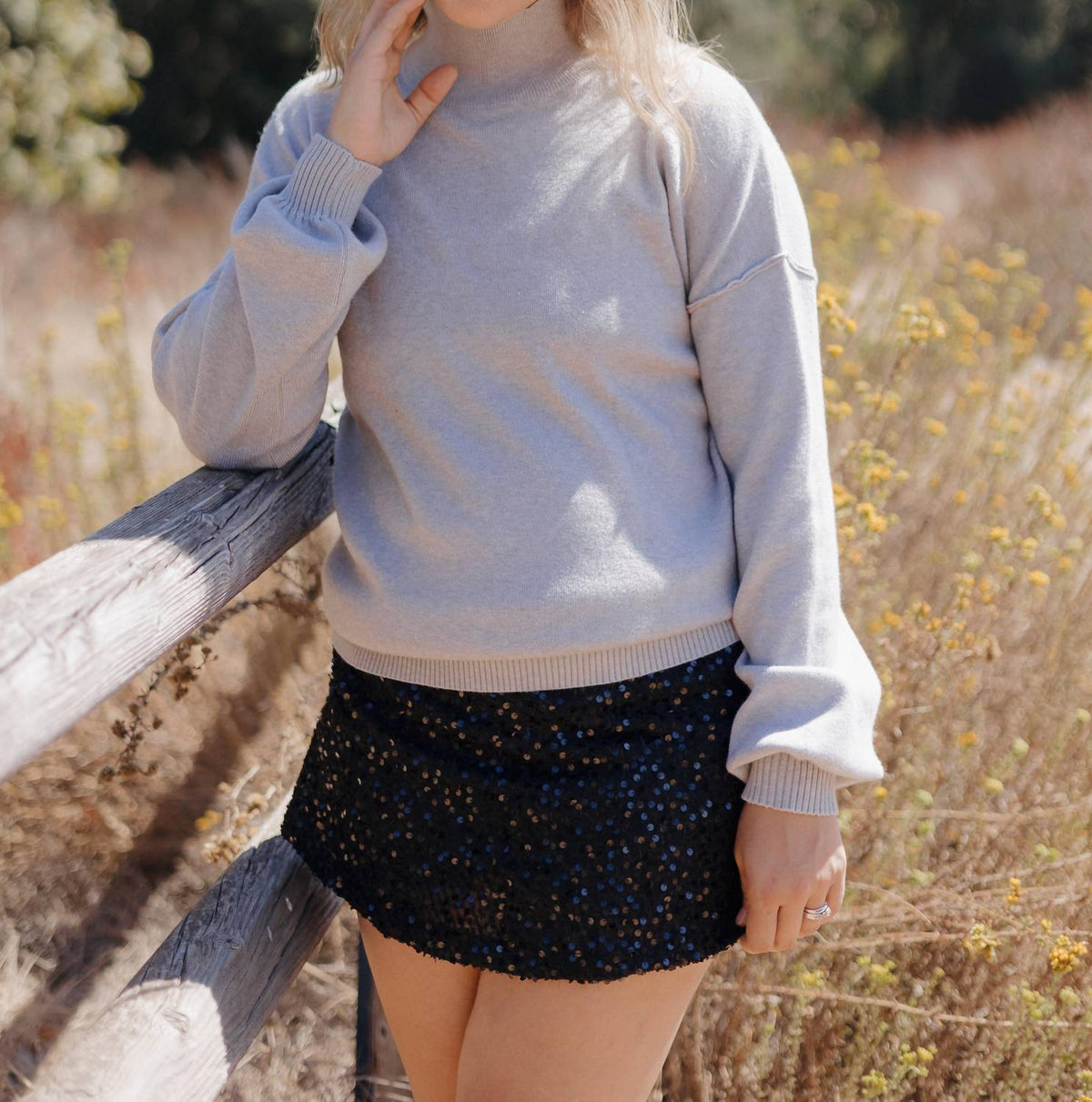 Threaded Pear - Brielle Turtle Neck Sweater
