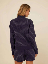 Threads 4 Thought - Kindra Dot Embroidered Terry Pullover