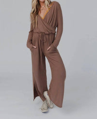 Three Bird Nest - As It Was Cross Front Jumpsuit