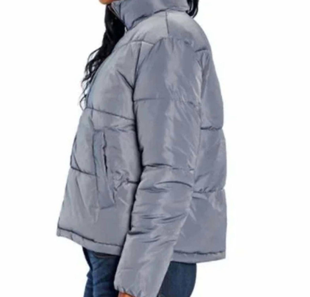 Three Dots - Puffer Channeled Jacket