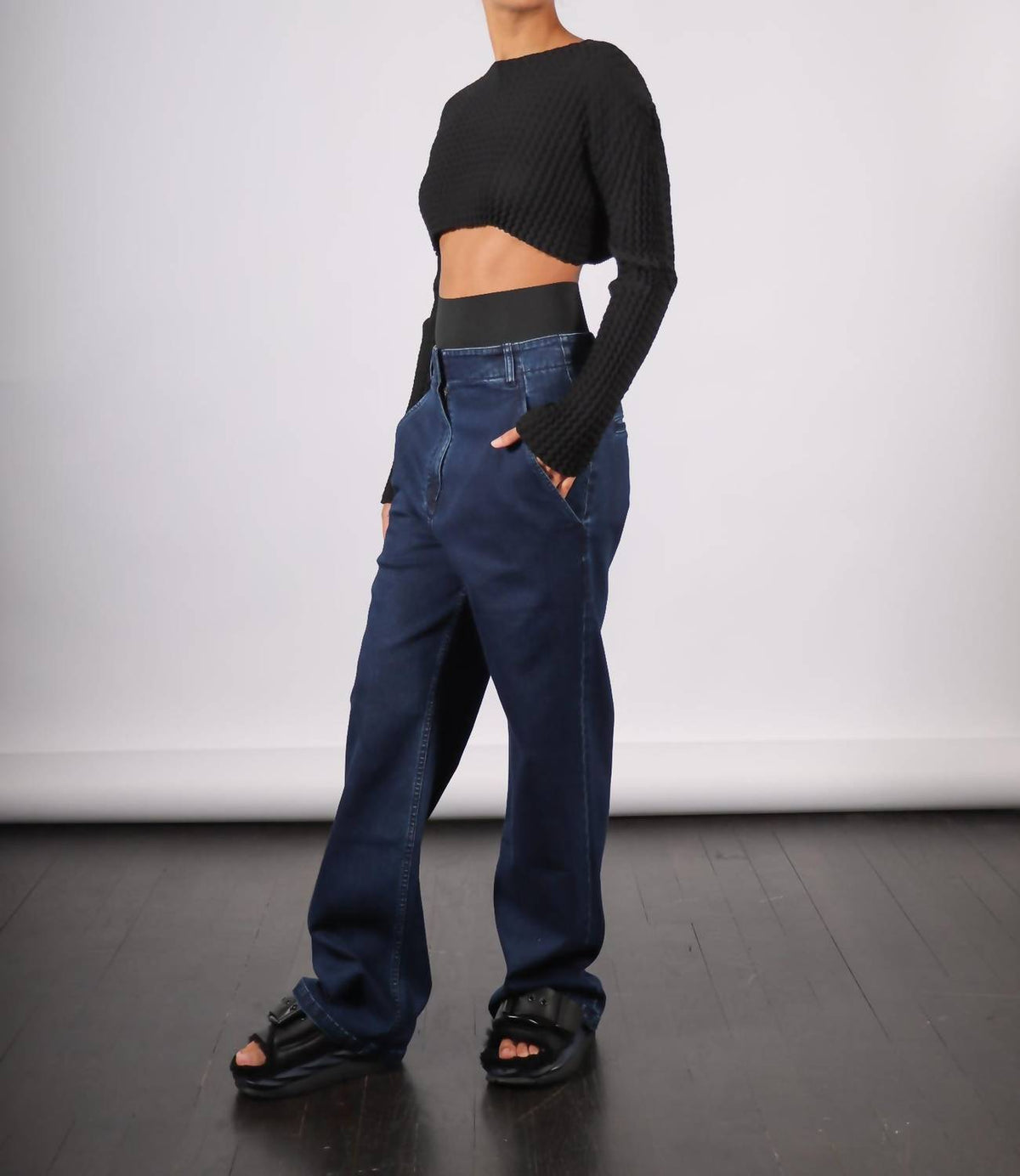 Tibi - Barry Flare Jean