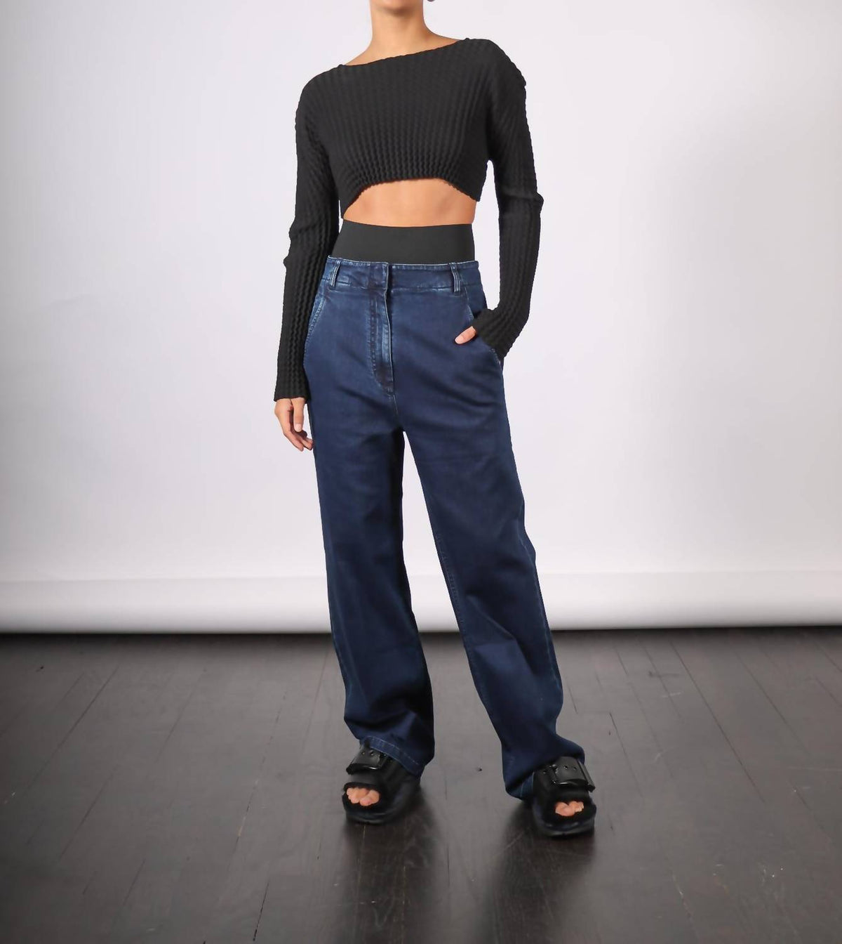 Tibi - Barry Flare Jean