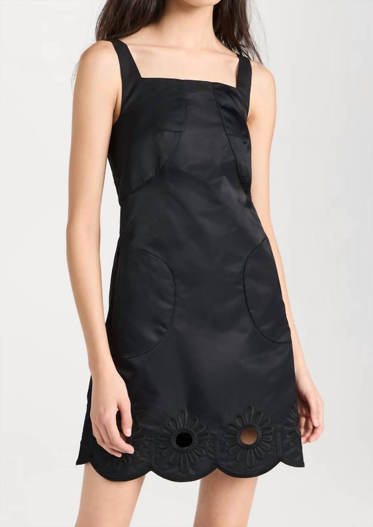 Tibi - Daisy Embroidered Short Dress