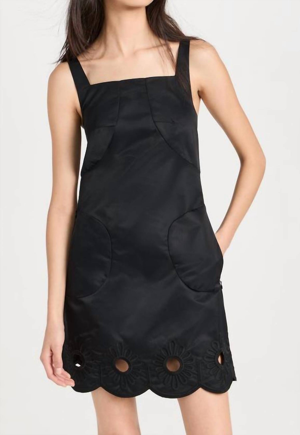 Tibi - Daisy Embroidered Short Dress