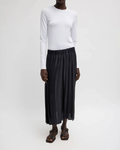 Tibi - Feather Weight Pleated Pull On Skirt