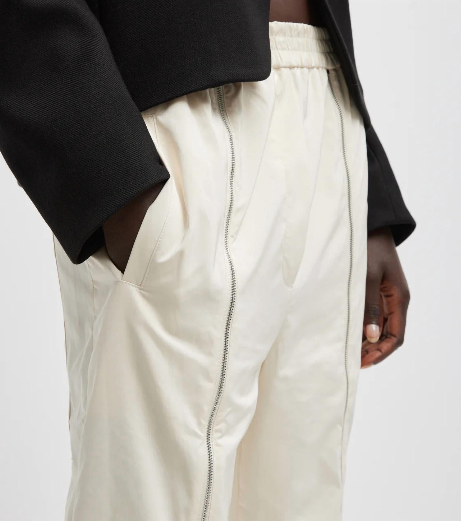 Tibi - Nylon Zipper Jogger - clothing - joggers - pants