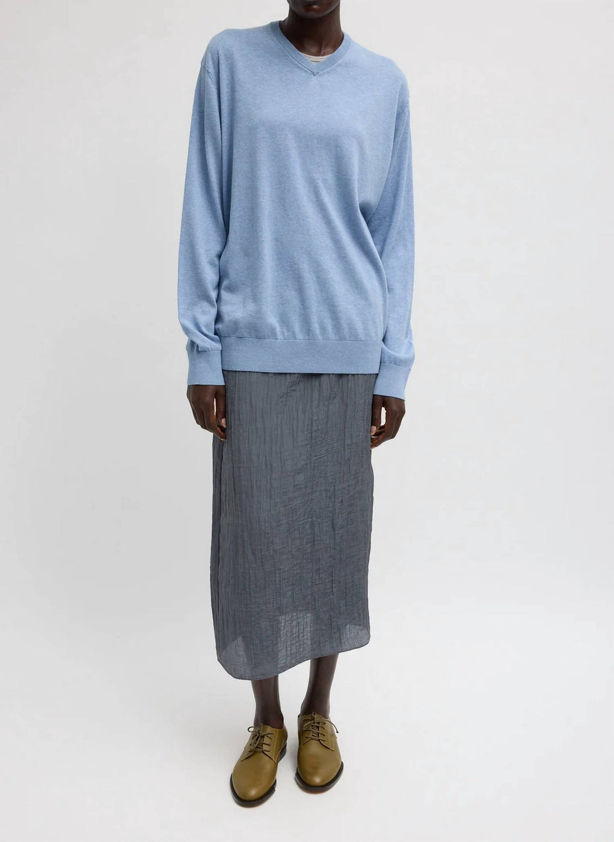 Tibi - Perfect V Neck Pullover