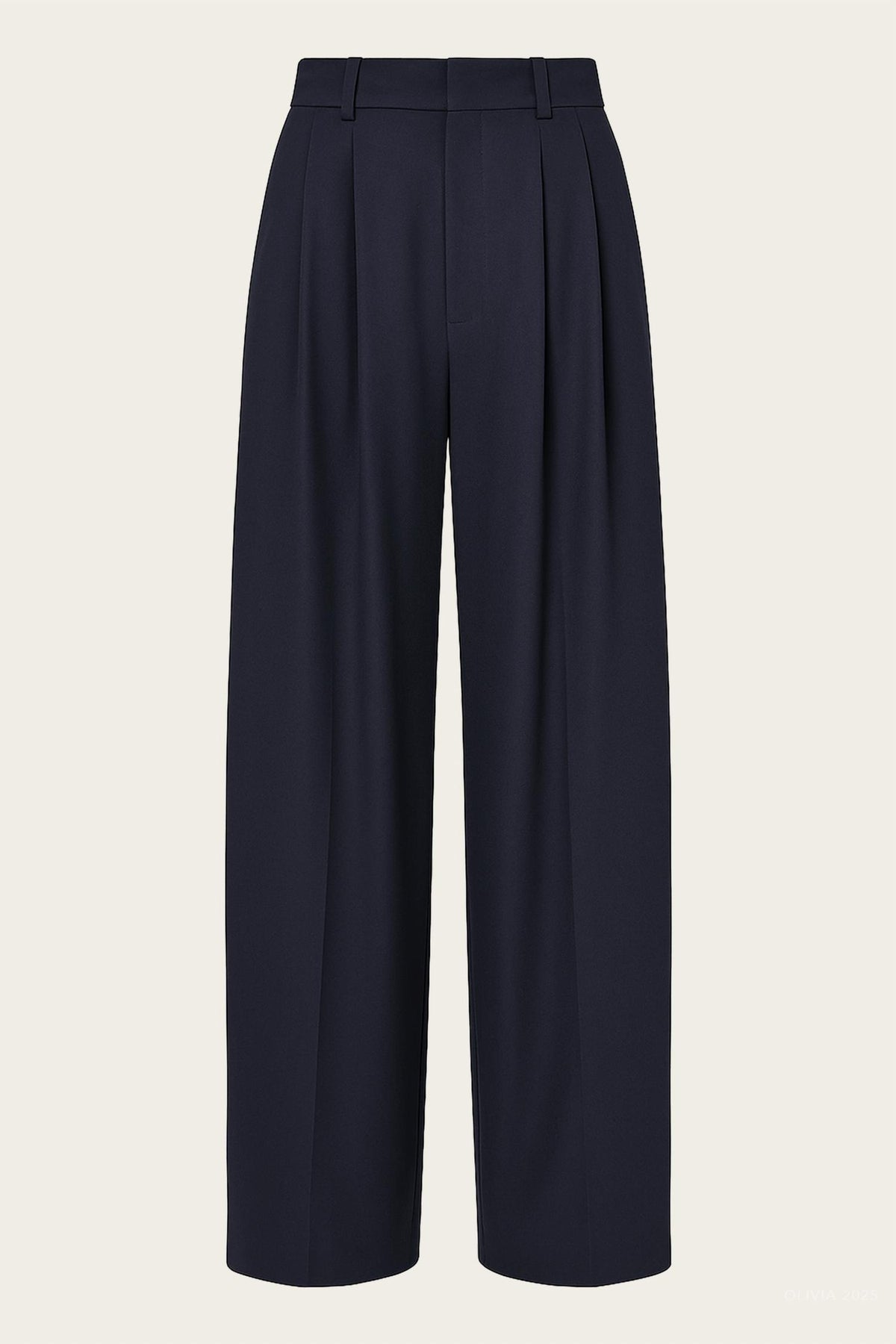 Tibi - Relaxed Suiting Triple Pleat Pants