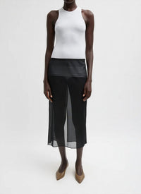 Tibi - Sheer Gauze Maxi Pencil Skirt