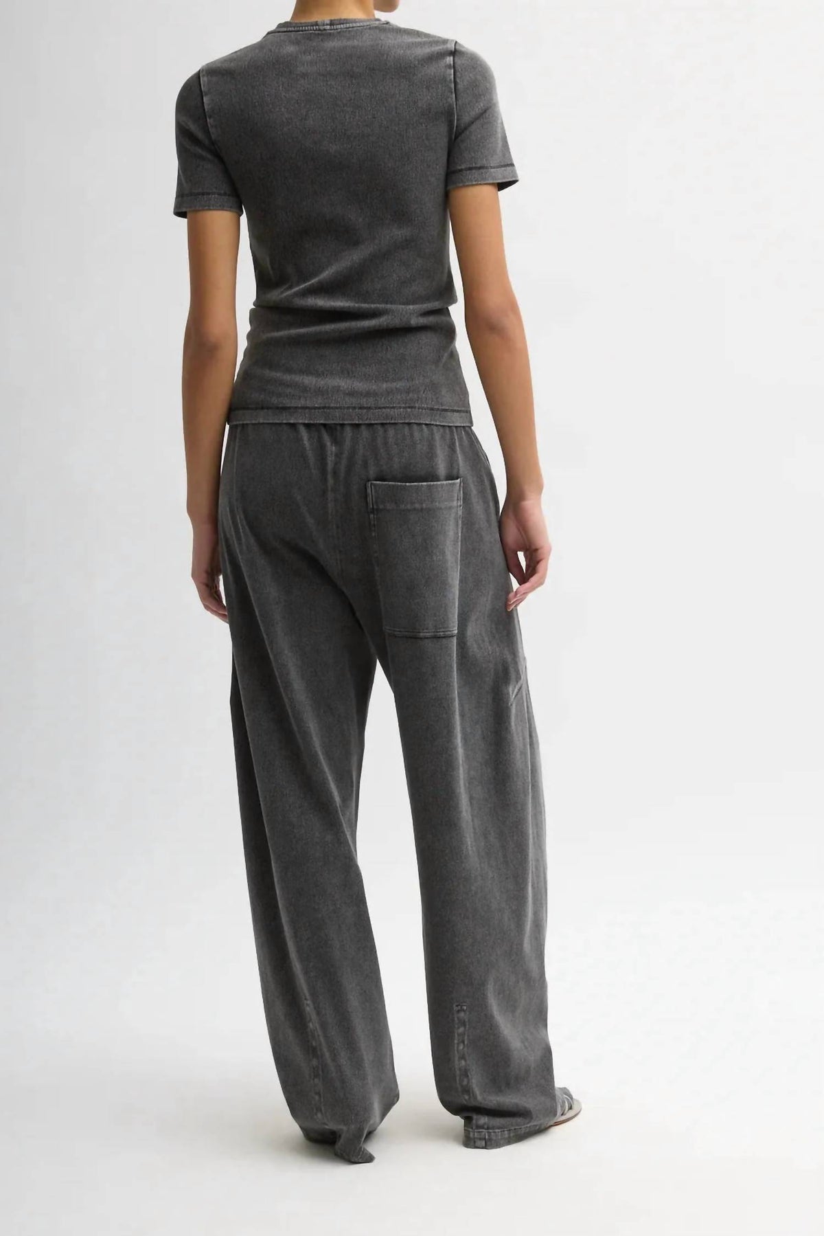 Tibi - Stretch Denim Baby Tee